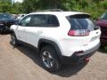 2019 Bright White Jeep Cherokee Trailhawk 4x4  photo #3