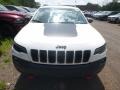 2019 Bright White Jeep Cherokee Trailhawk 4x4  photo #7