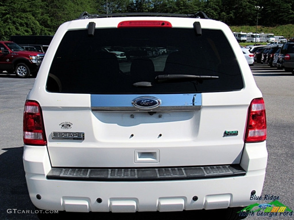 2012 Escape Limited V6 - White Suede / Charcoal Black photo #4