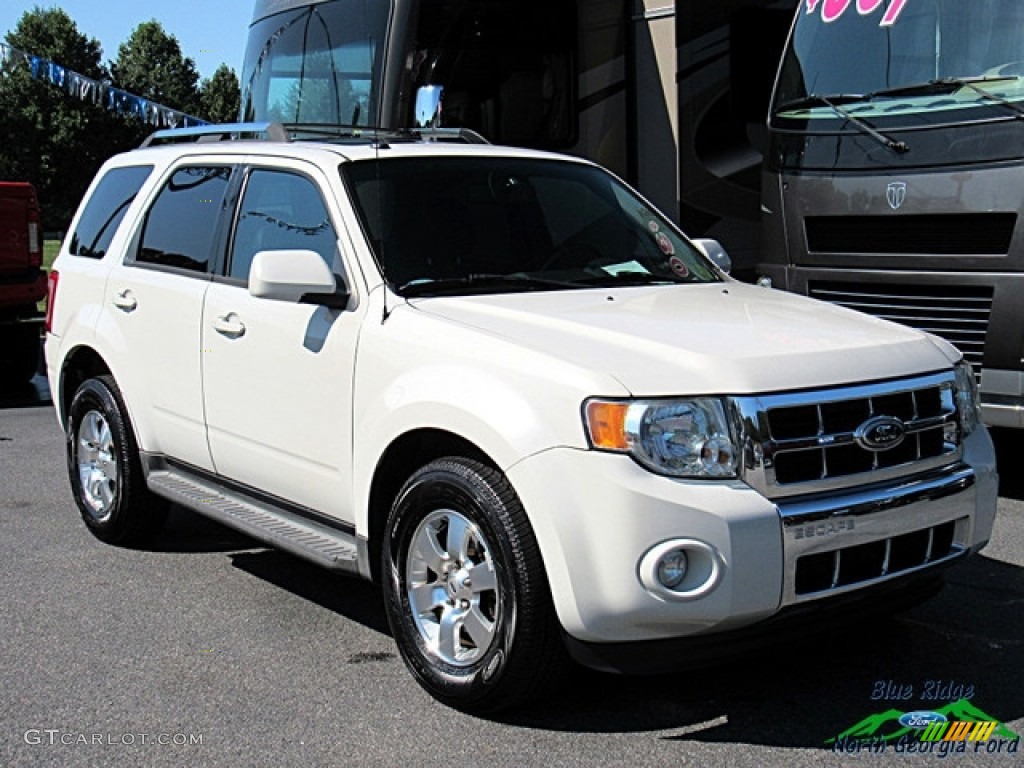 2012 Escape Limited V6 - White Suede / Charcoal Black photo #7