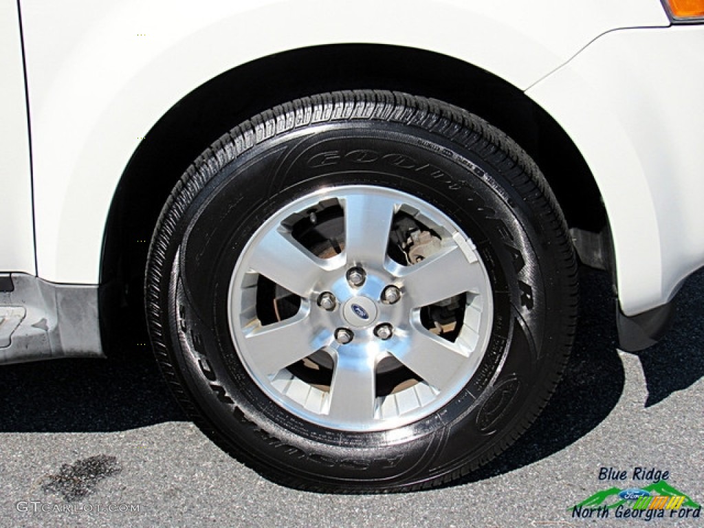 2012 Escape Limited V6 - White Suede / Charcoal Black photo #9