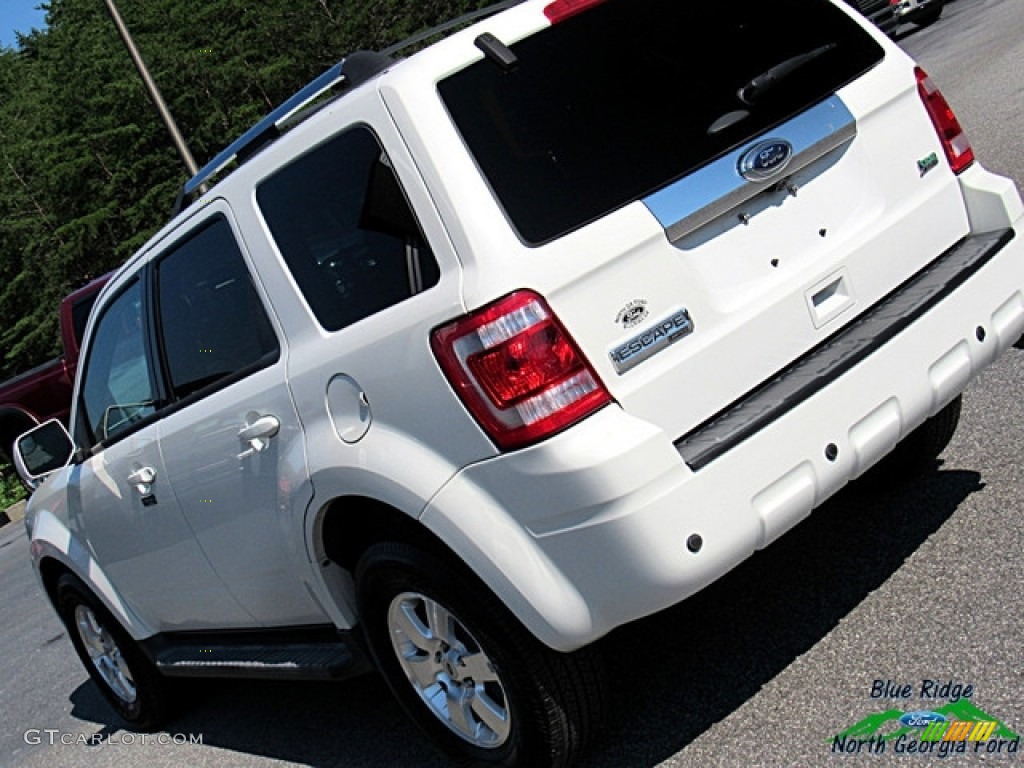 2012 Escape Limited V6 - White Suede / Charcoal Black photo #34