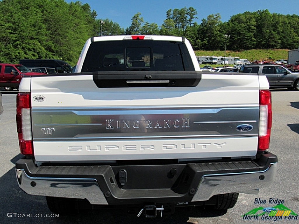 2018 F250 Super Duty King Ranch Crew Cab 4x4 - White Platinum Metallic / King Ranch Kingsville Java photo #4