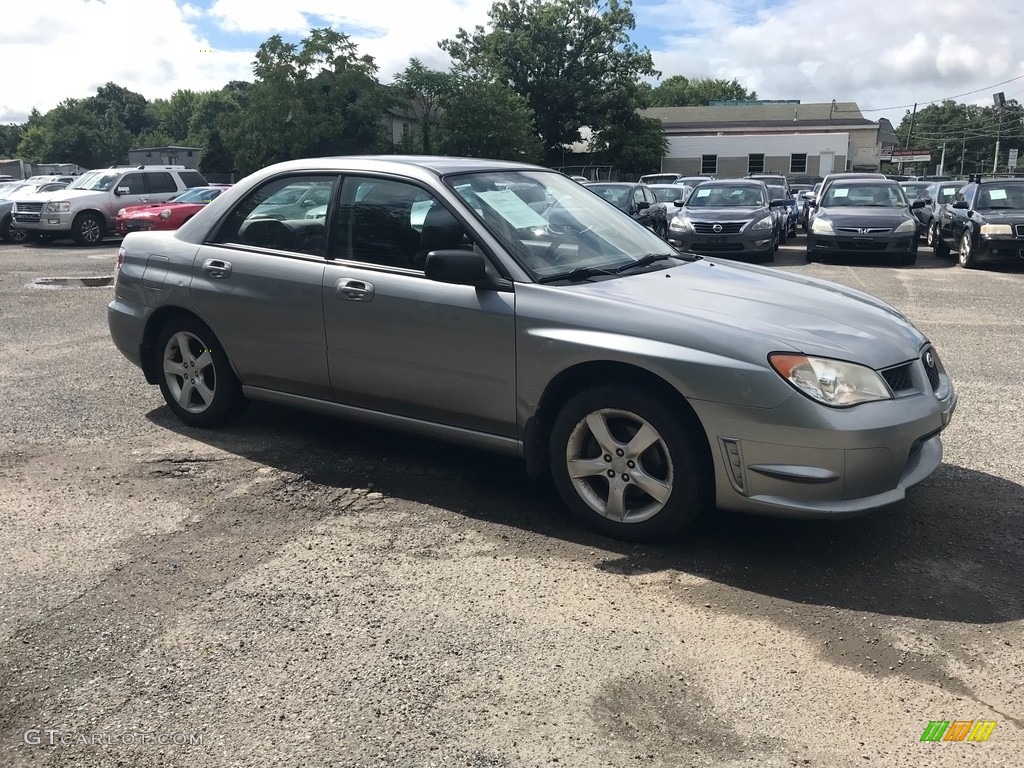 2007 Impreza 2.5i Sedan - Crystal Gray Metallic / Anthracite Black photo #2