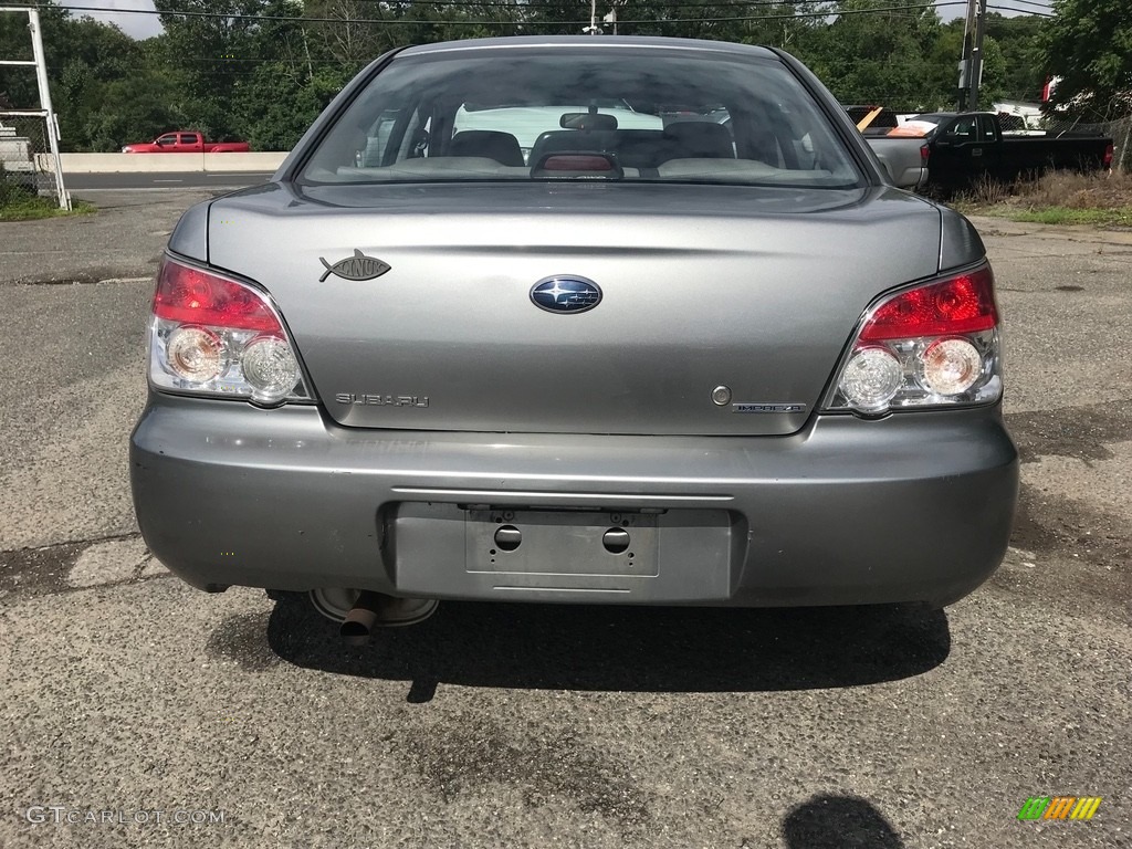 2007 Impreza 2.5i Sedan - Crystal Gray Metallic / Anthracite Black photo #6