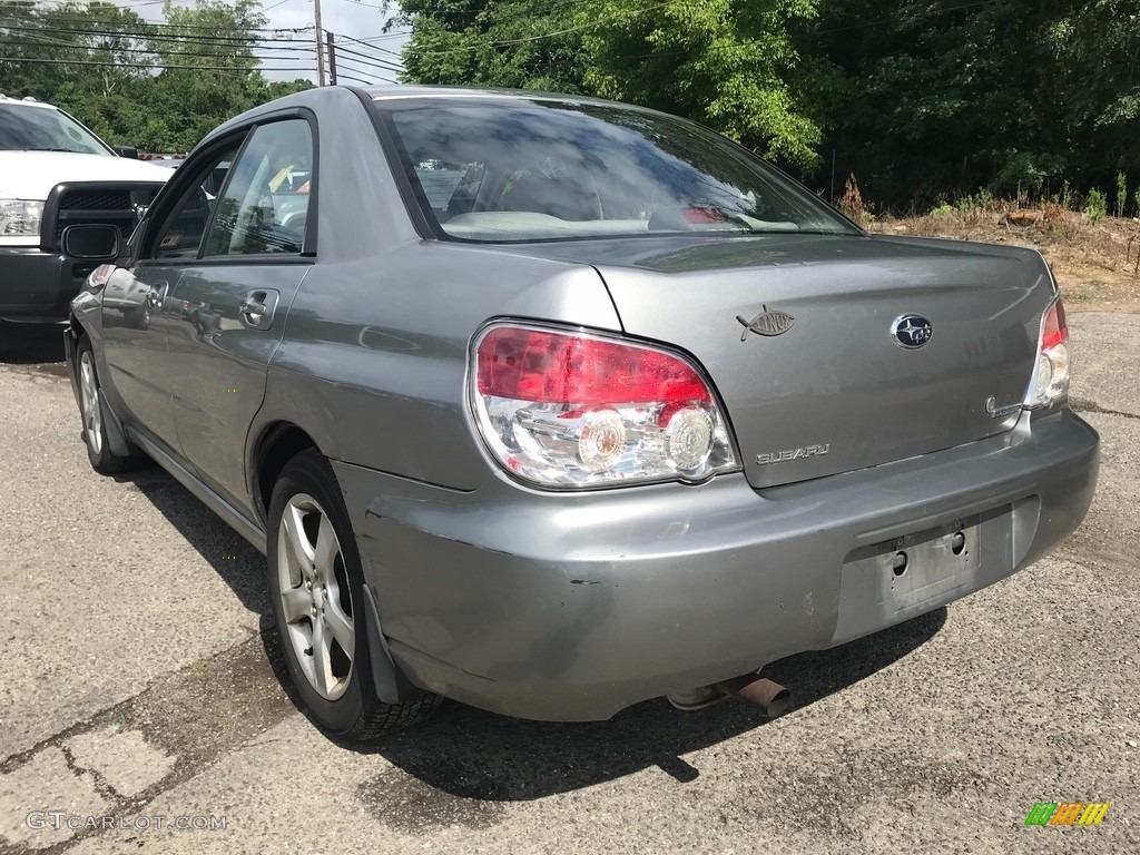2007 Impreza 2.5i Sedan - Crystal Gray Metallic / Anthracite Black photo #7