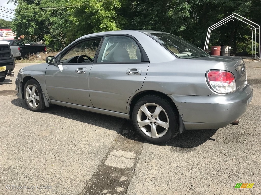 2007 Impreza 2.5i Sedan - Crystal Gray Metallic / Anthracite Black photo #8