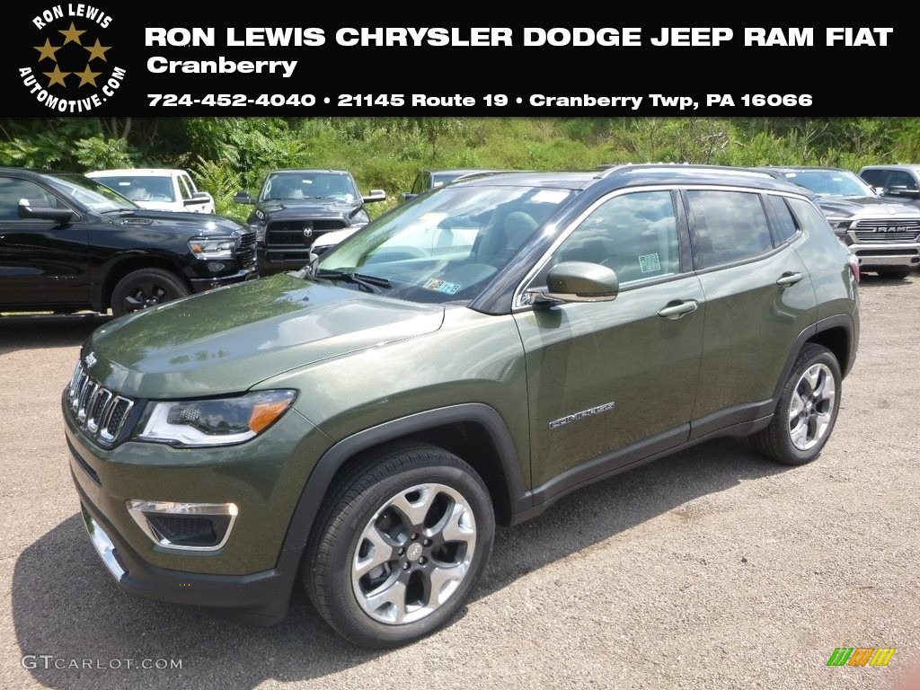 2018 Compass Limited 4x4 - Olive Green Pearl / Black/Ski Gray photo #1