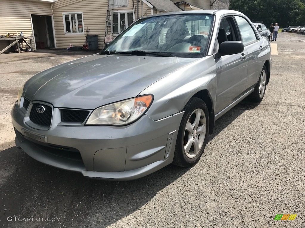 2007 Impreza 2.5i Sedan - Crystal Gray Metallic / Anthracite Black photo #11