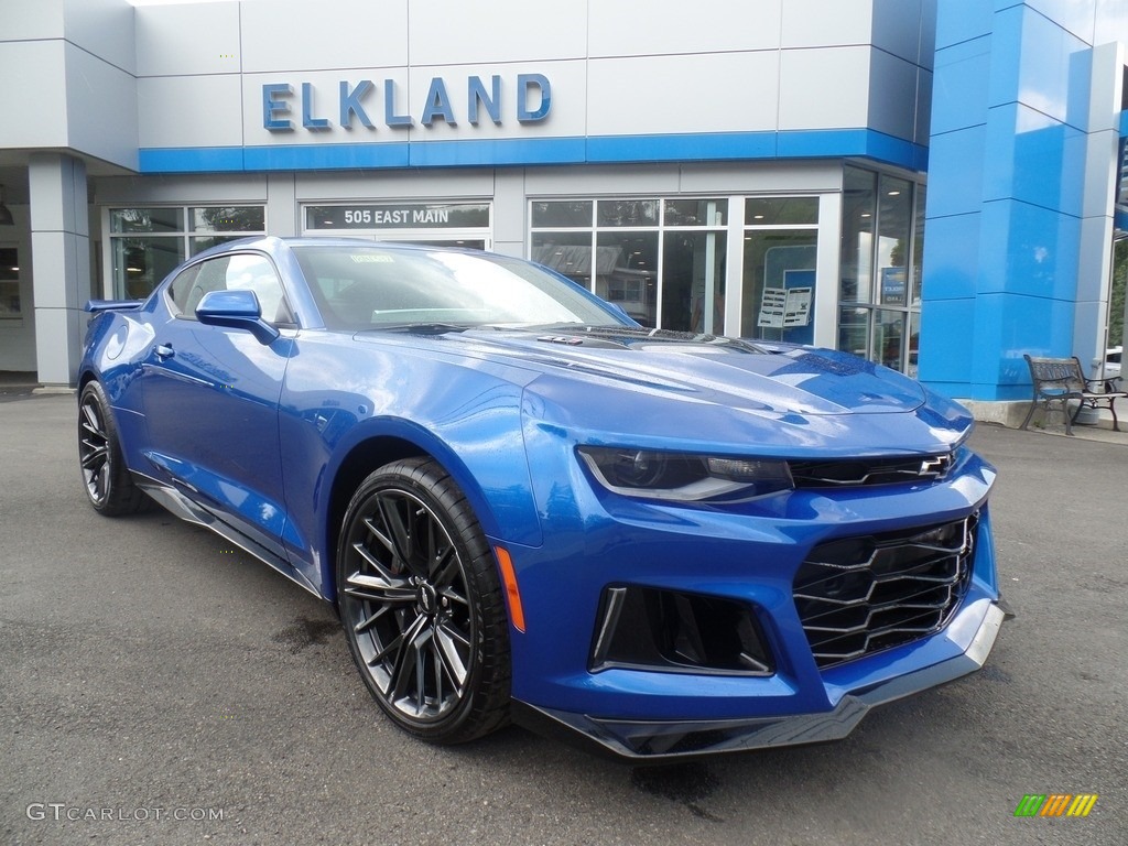 2018 Camaro ZL1 Coupe - Hyper Blue Metallic / Jet Black photo #1