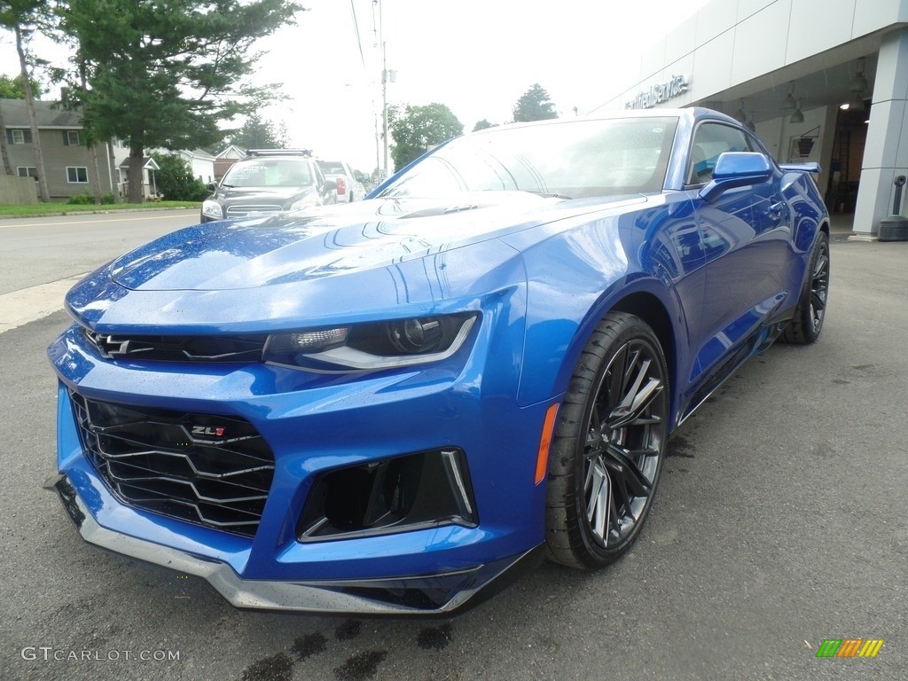 2018 Camaro ZL1 Coupe - Hyper Blue Metallic / Jet Black photo #3