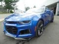 2018 Hyper Blue Metallic Chevrolet Camaro ZL1 Coupe  photo #3