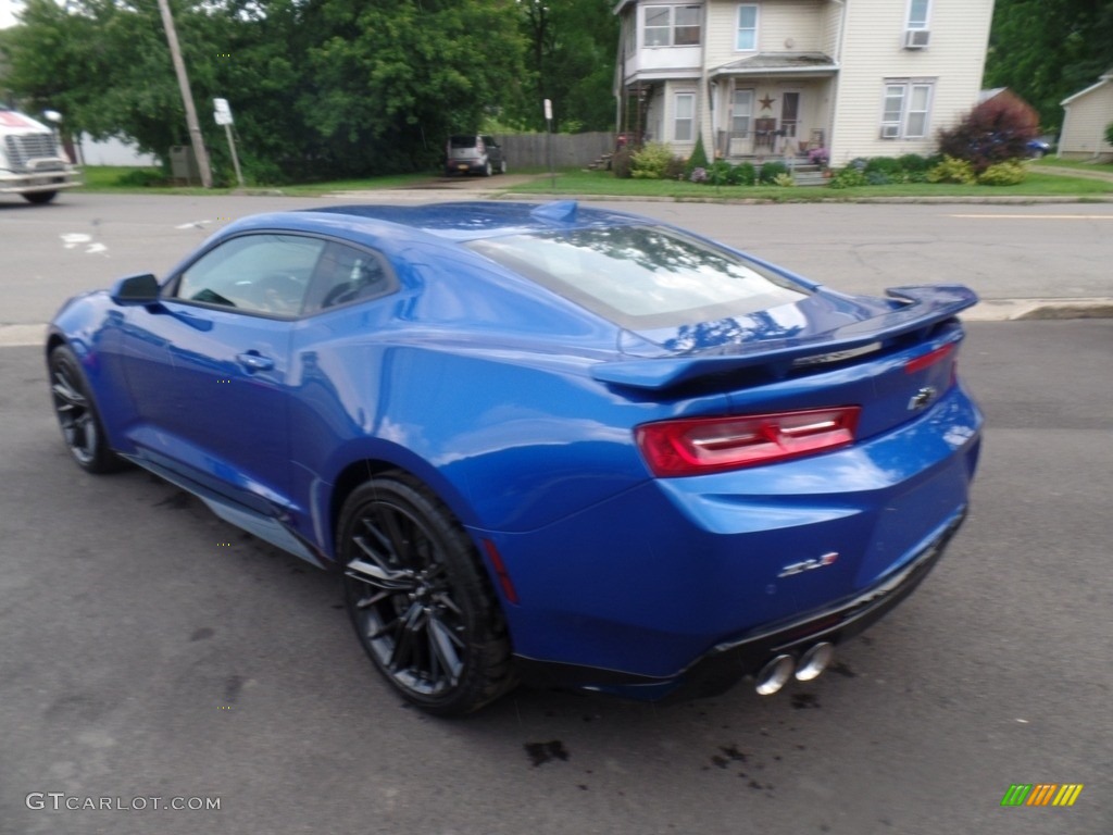 2018 Camaro ZL1 Coupe - Hyper Blue Metallic / Jet Black photo #10