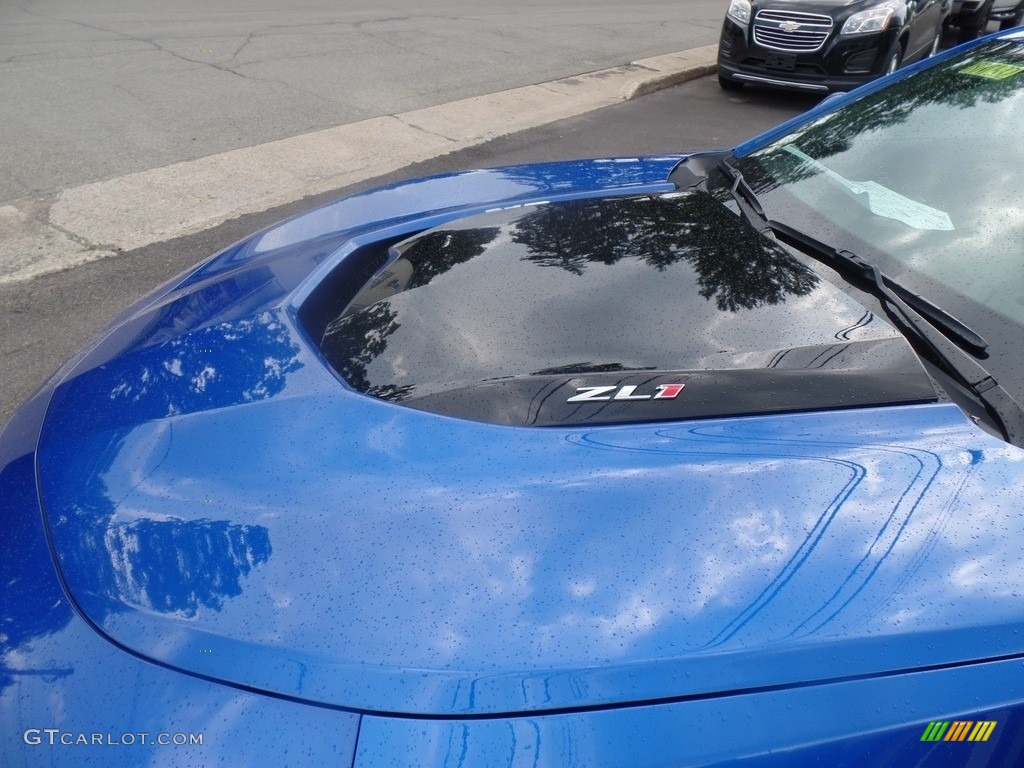 2018 Camaro ZL1 Coupe - Hyper Blue Metallic / Jet Black photo #14