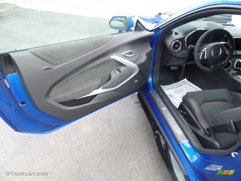 2018 Camaro ZL1 Coupe - Hyper Blue Metallic / Jet Black photo #15