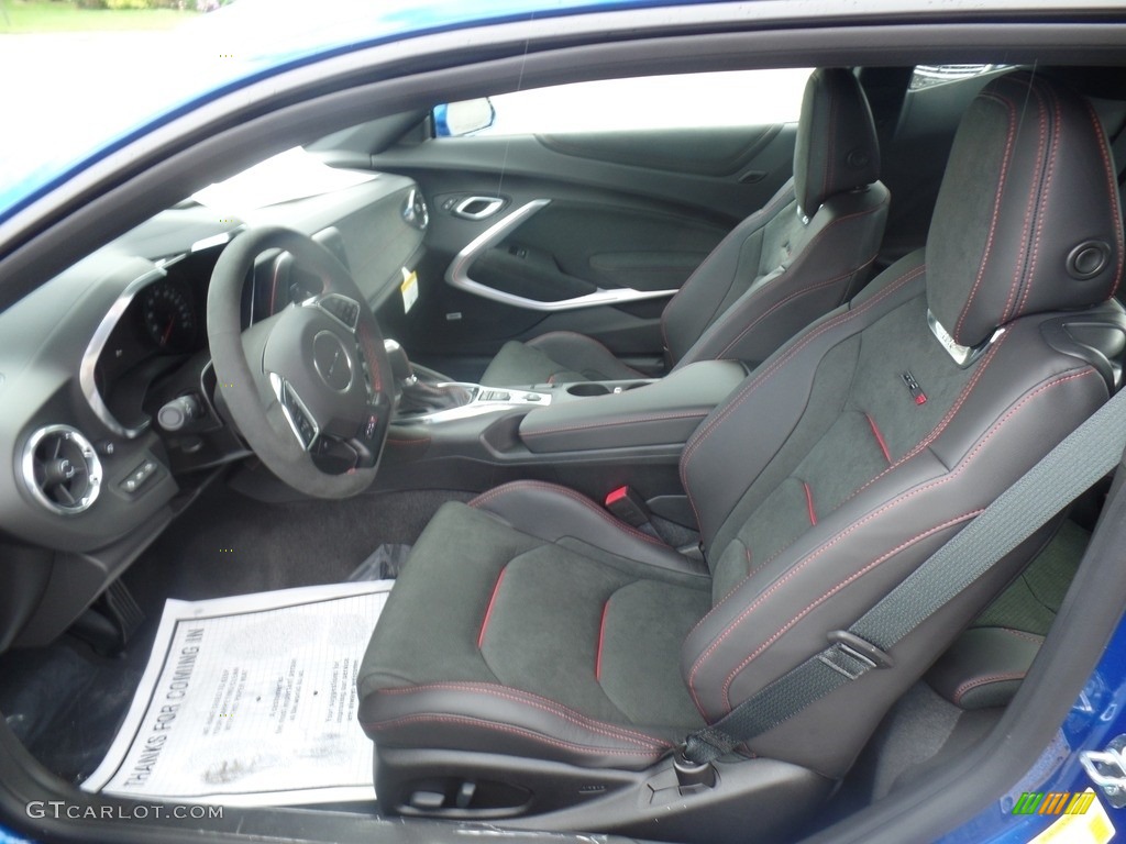 Jet Black Interior 2018 Chevrolet Camaro ZL1 Coupe Photo #128505855