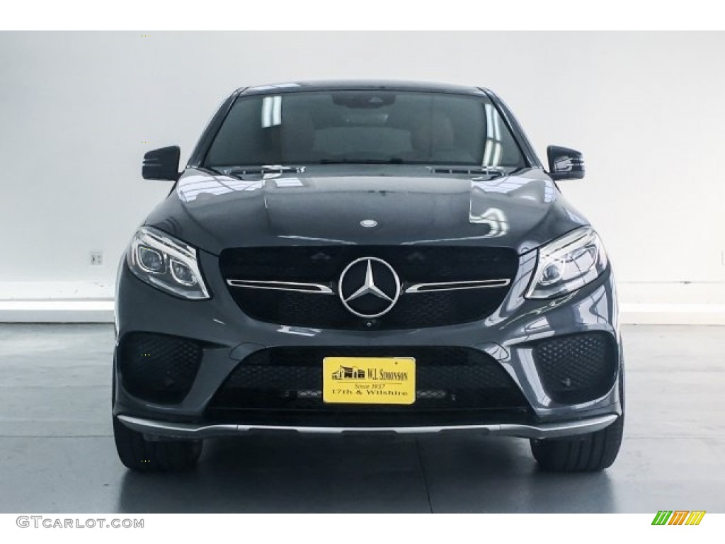 2016 GLE 450 AMG 4Matic Coupe - Steel Grey Metallic / Saddle Brown/Black photo #2