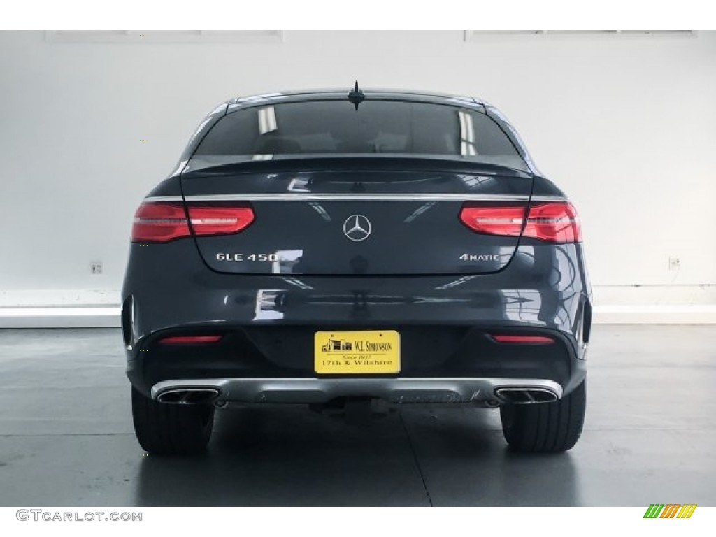 2016 GLE 450 AMG 4Matic Coupe - Steel Grey Metallic / Saddle Brown/Black photo #3