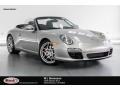 2011 Platinum Silver Metallic Porsche 911 Carrera S Cabriolet #128478377