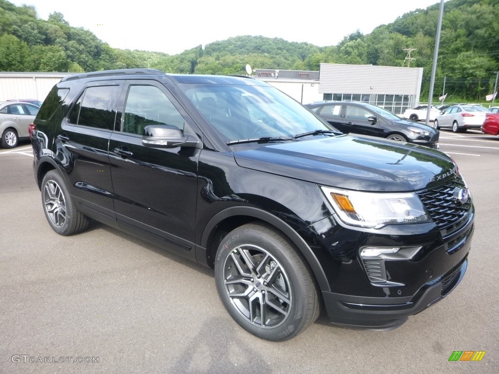 2018 Explorer Sport 4WD - Shadow Black / Ebony Black photo #3