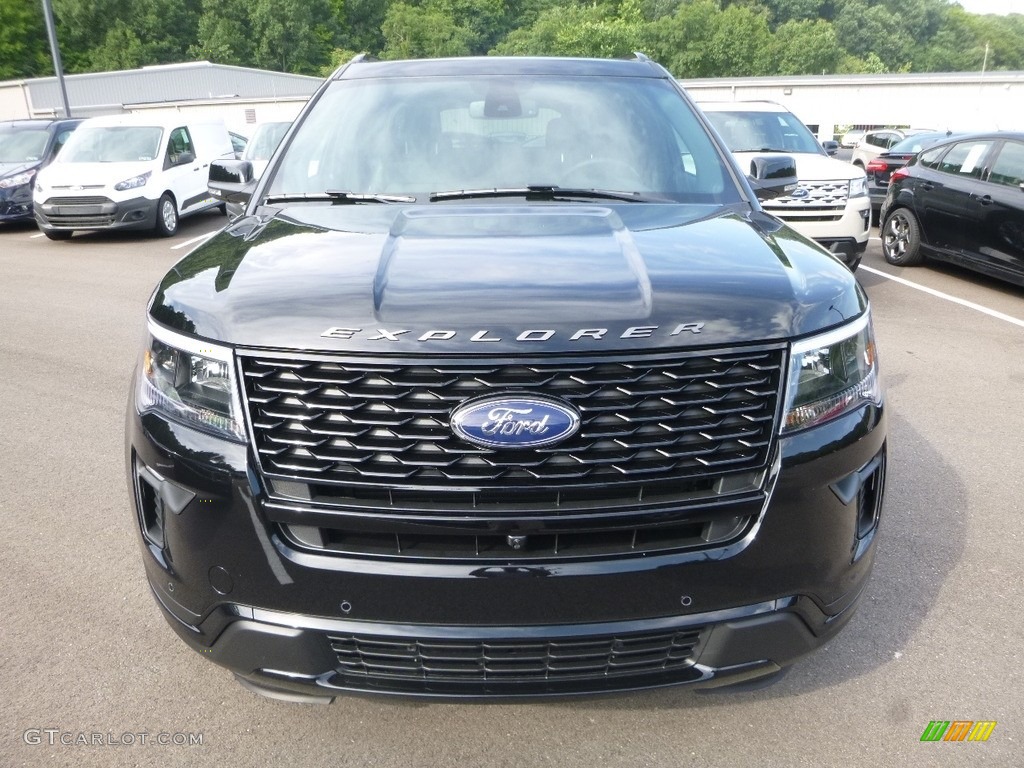 2018 Explorer Sport 4WD - Shadow Black / Ebony Black photo #4