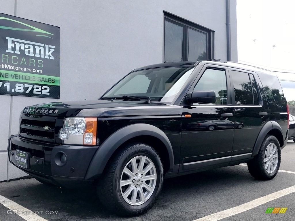 2008 LR3 V8 SE - Java Black Pearlescent / Alpaca Beige photo #2