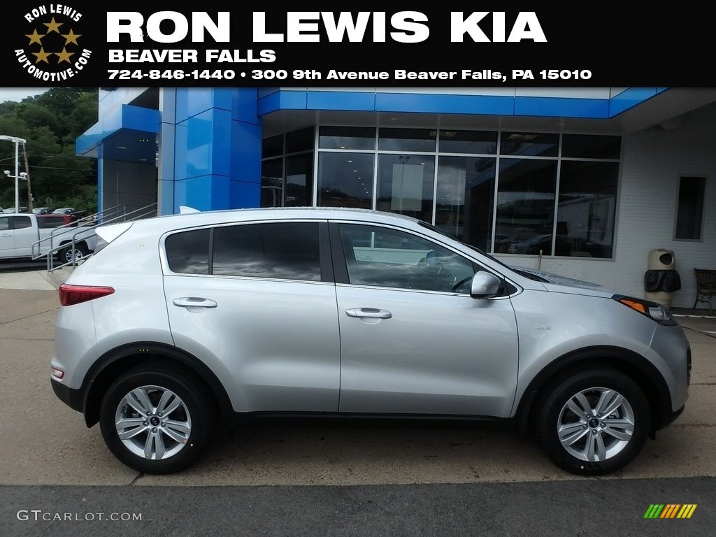 2019 Sportage LX AWD - Sparkling Silver / Black photo #1