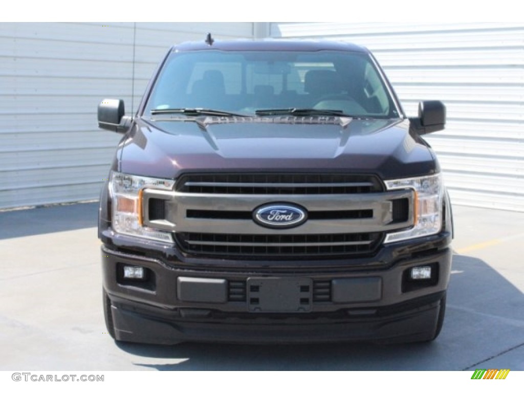 2018 F150 XLT SuperCrew - Magma Red / Black photo #2