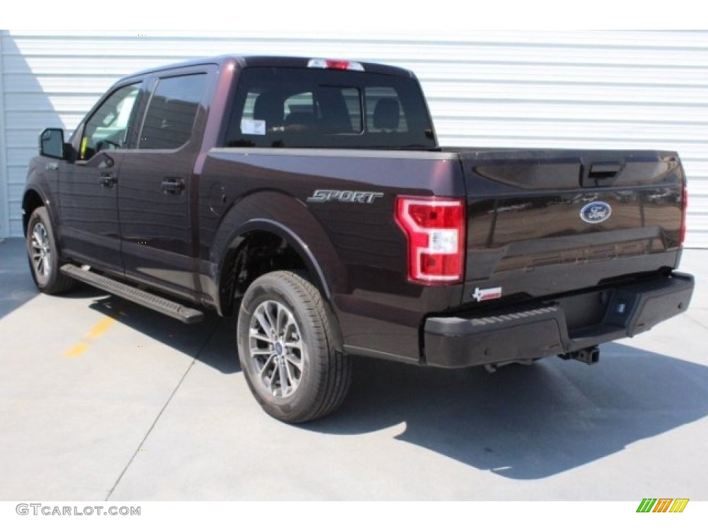2018 F150 XLT SuperCrew - Magma Red / Black photo #8