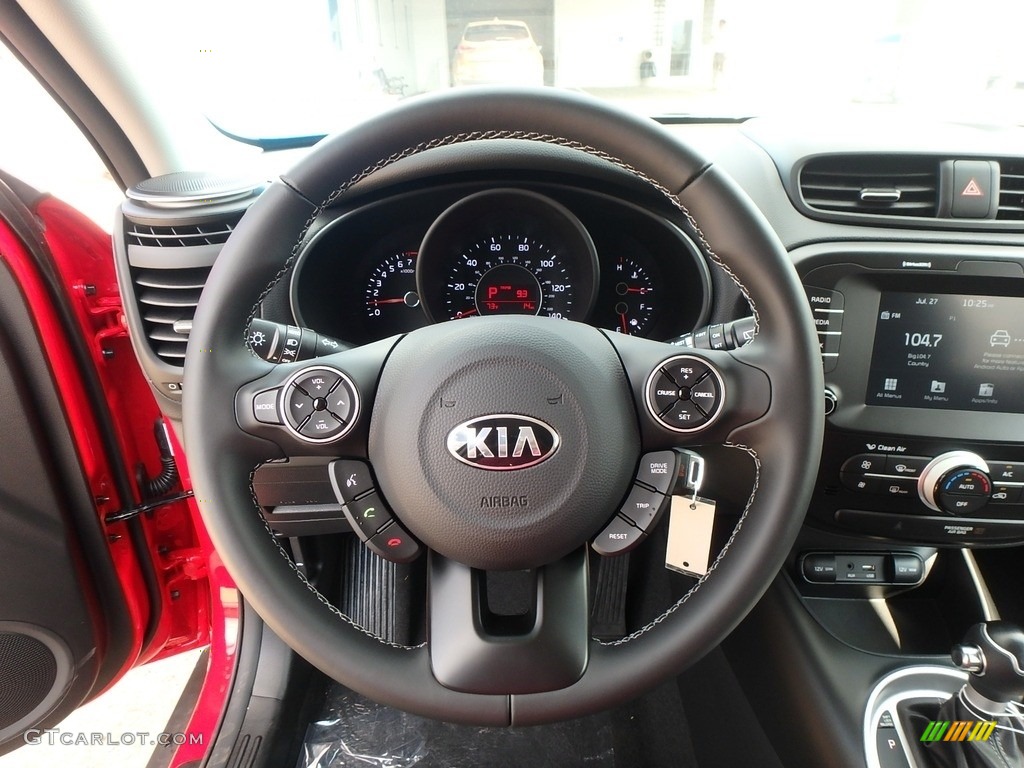 2019 Kia Soul + Black Steering Wheel Photo #128512520