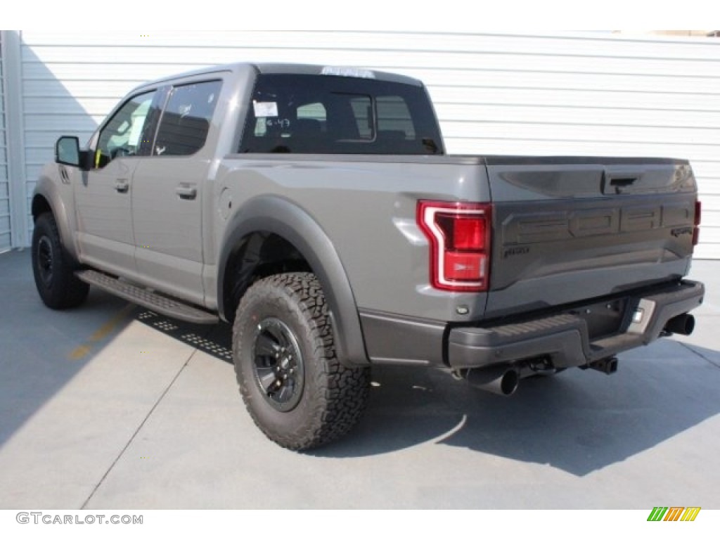 2018 F150 SVT Raptor SuperCrew 4x4 - Lead Foot / Raptor Black photo #8