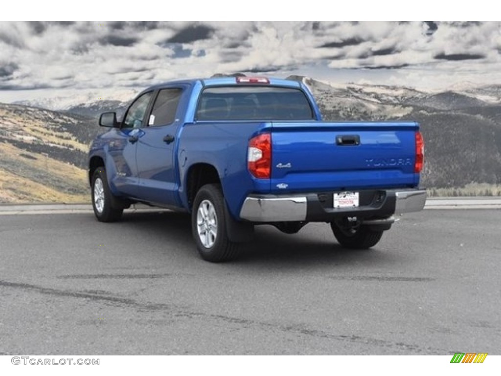 2018 Tundra SR5 CrewMax 4x4 - Blazing Blue Pearl / Black photo #3
