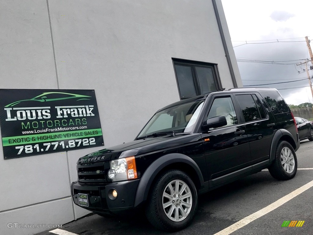 2008 LR3 V8 SE - Java Black Pearlescent / Alpaca Beige photo #125