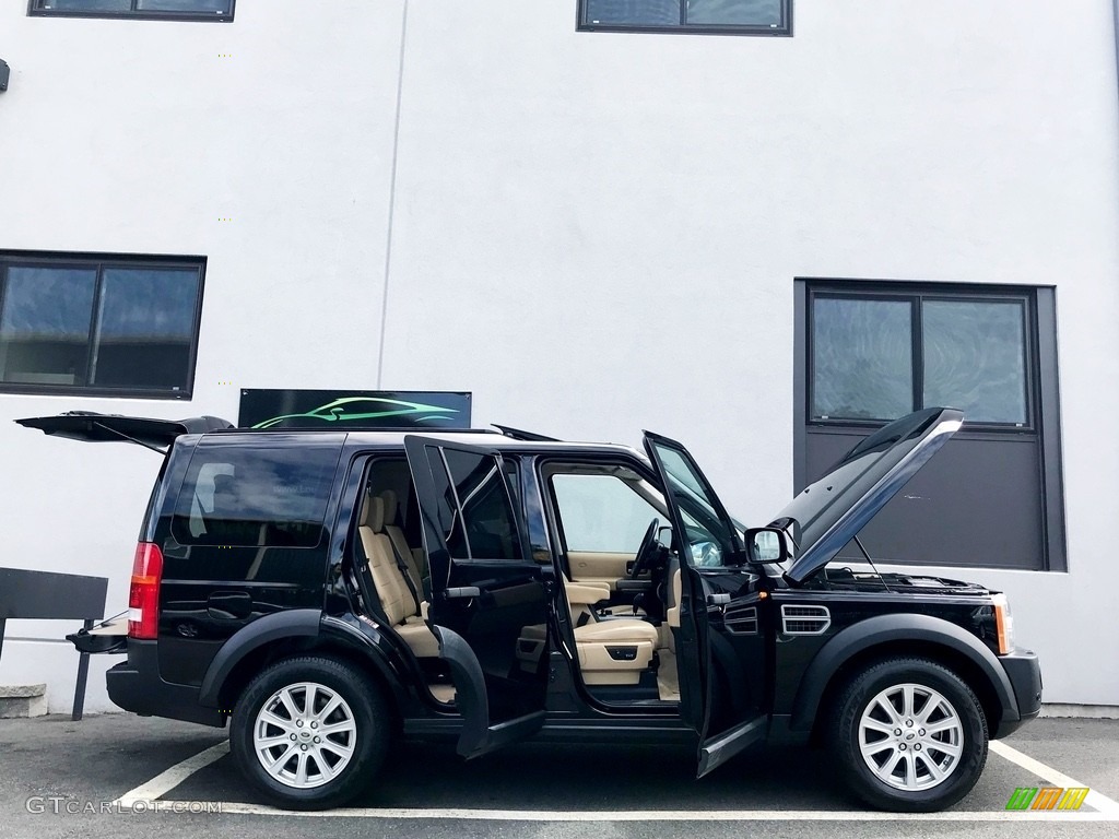 2008 LR3 V8 SE - Java Black Pearlescent / Alpaca Beige photo #132