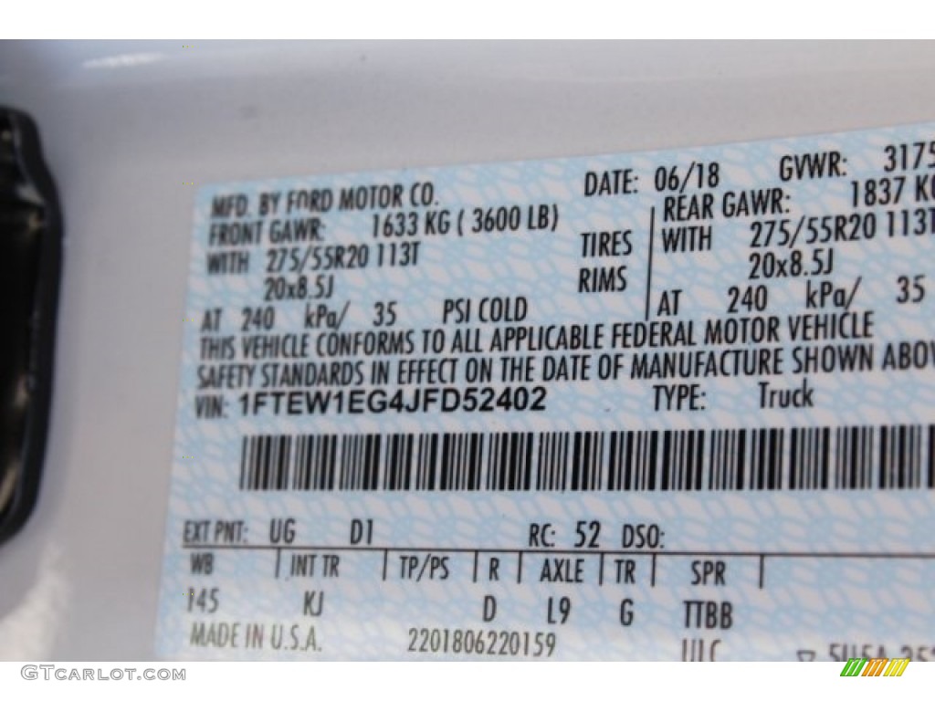 2018 F150 King Ranch SuperCrew 4x4 - White Platinum / King Ranch Kingsville photo #39