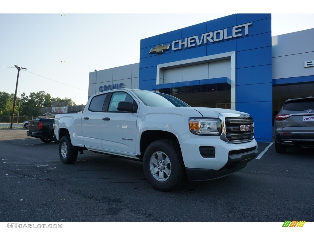 2018 Canyon Crew Cab - Summit White / Jet Black/Dark Ash photo #1