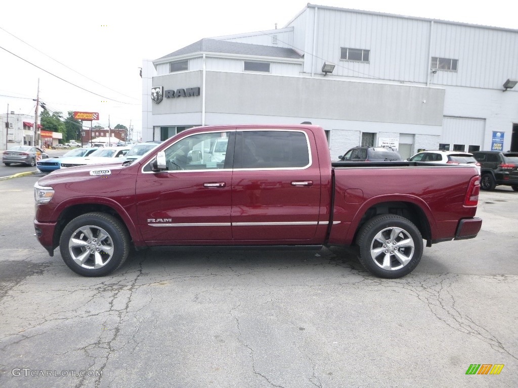 2019 1500 Limited Crew Cab 4x4 - Delmonico Red Pearl / Indigo/Frost photo #2