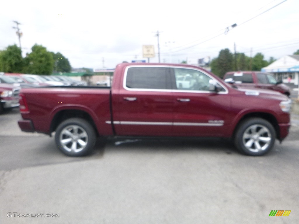 2019 1500 Limited Crew Cab 4x4 - Delmonico Red Pearl / Indigo/Frost photo #6