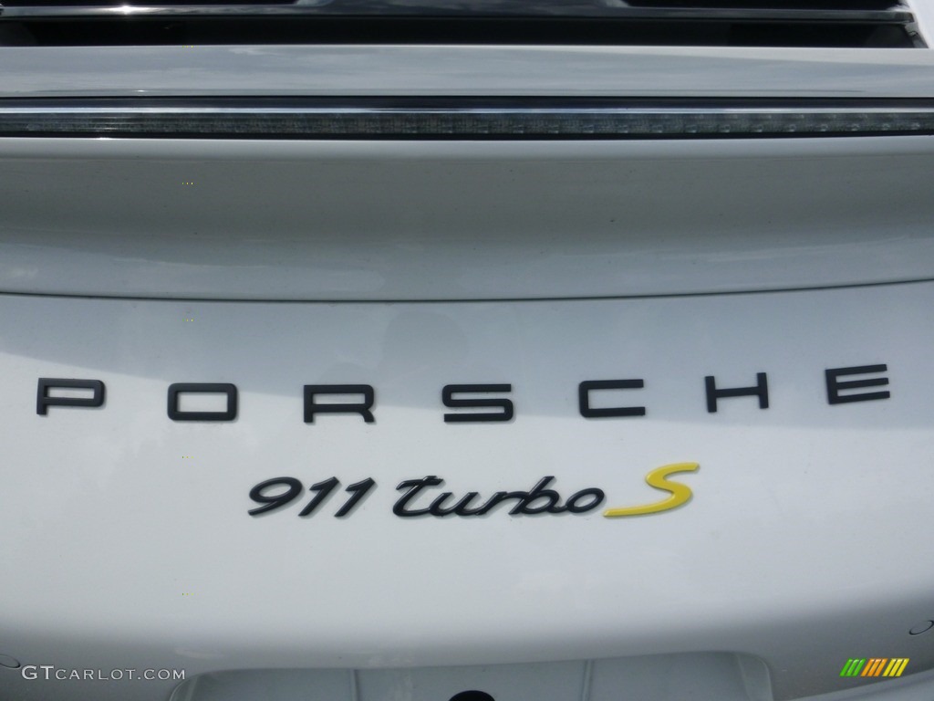 2015 911 Turbo S Coupe - Carrara White Metallic / Platinum Grey photo #18