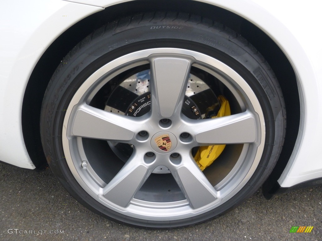 2015 911 Turbo S Coupe - Carrara White Metallic / Platinum Grey photo #25