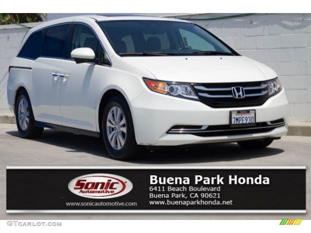 2015 Odyssey EX-L - White Diamond Pearl / Gray photo #1