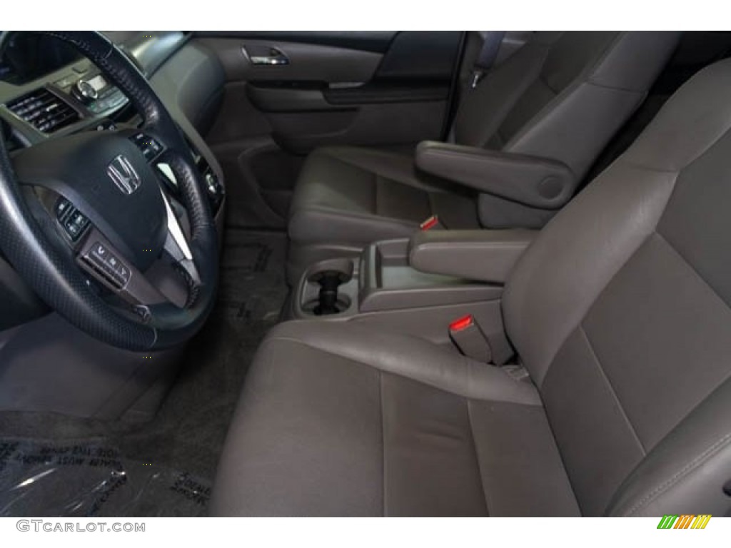 2015 Odyssey EX-L - White Diamond Pearl / Gray photo #3
