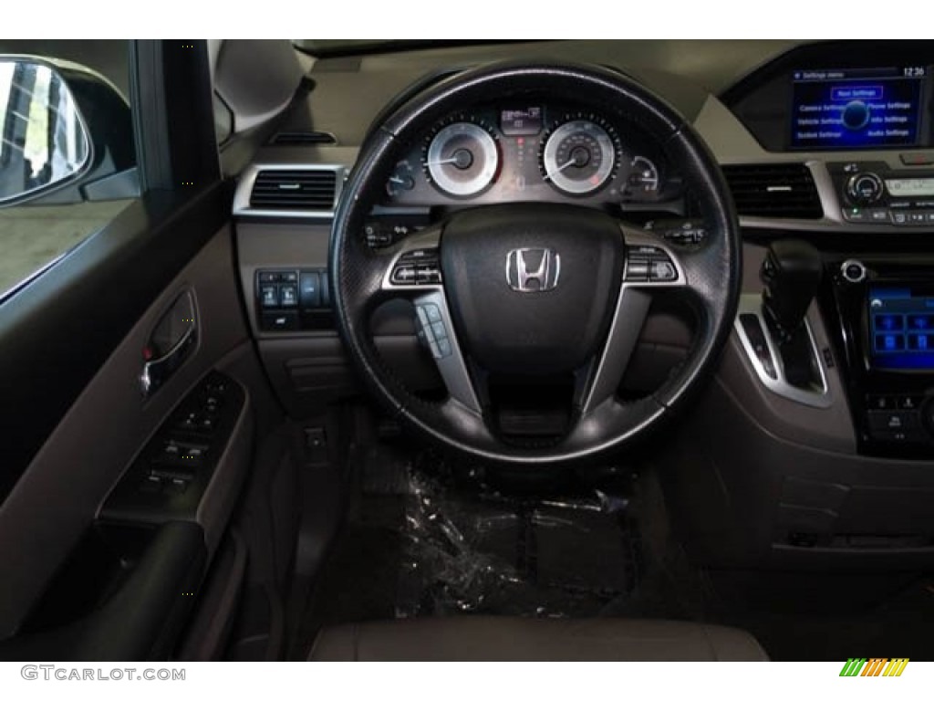 2015 Odyssey EX-L - White Diamond Pearl / Gray photo #5