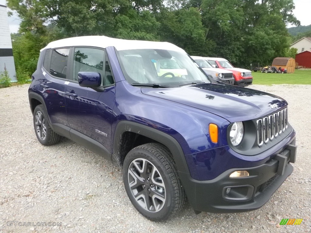 2018 Renegade Latitude 4x4 - Jetset Blue / Black photo #7
