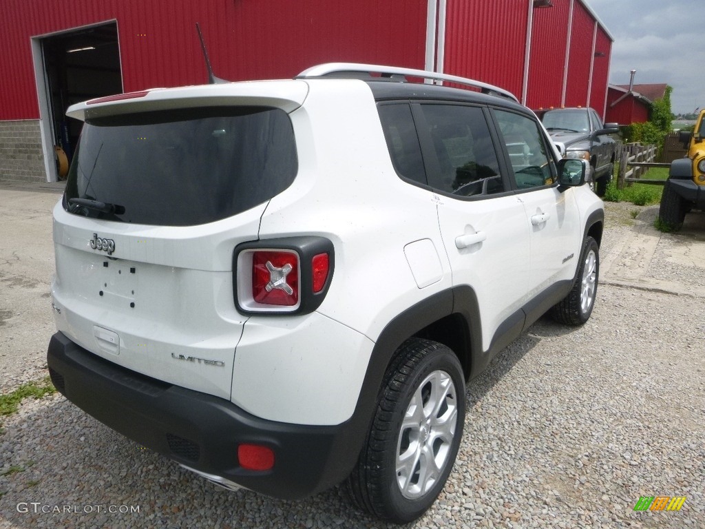 2018 Renegade Limited 4x4 - Alpine White / Black/Ski Grey photo #5