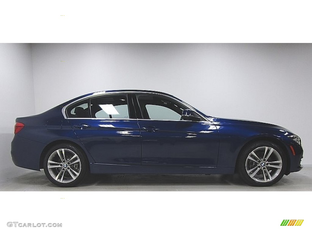 2018 3 Series 330i xDrive Sedan - Mediterranean Blue Metallic / Black photo #6