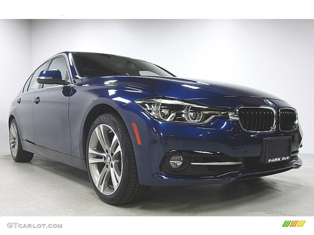 2018 3 Series 330i xDrive Sedan - Mediterranean Blue Metallic / Black photo #7