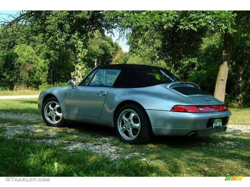 1996 911 Carrera - Polar Silver Metallic / Black photo #1