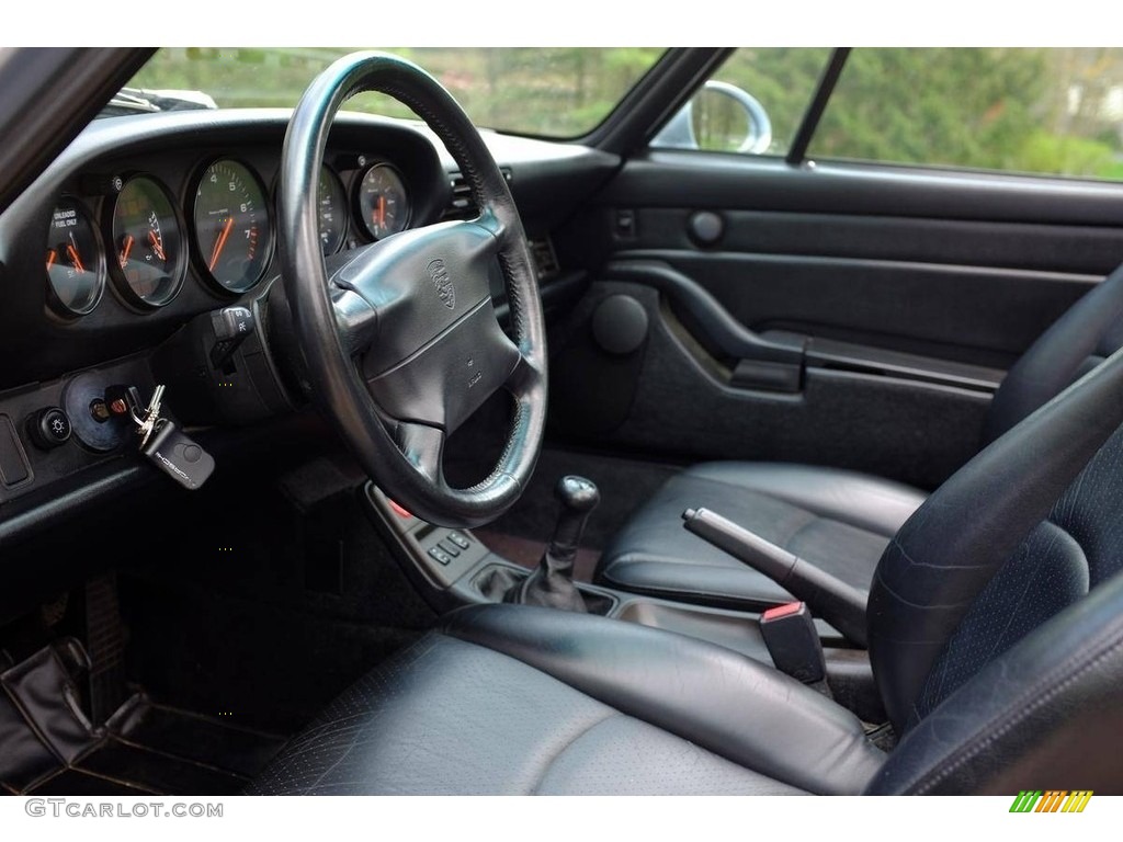 1996 911 Carrera - Polar Silver Metallic / Black photo #2