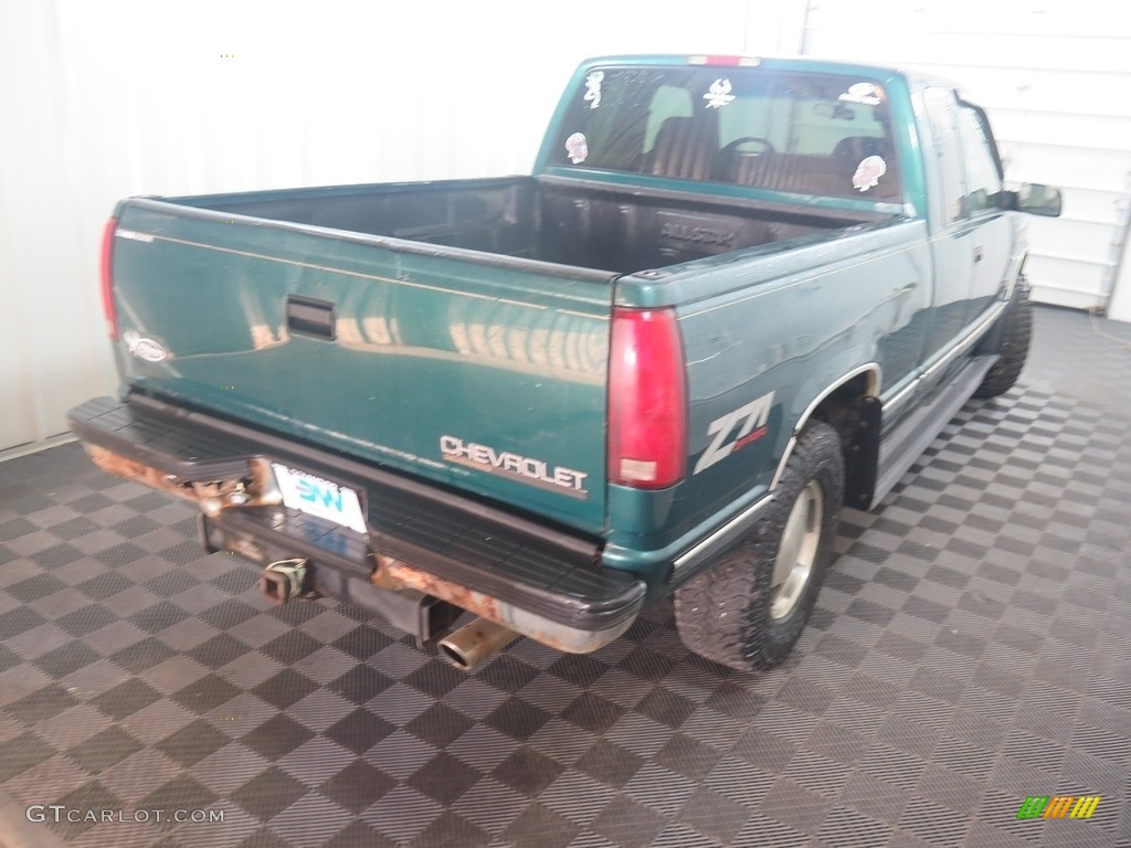 1998 C/K K1500 Silverado Extended Cab 4x4 - Emerald Green Metallic / Neutral photo #7
